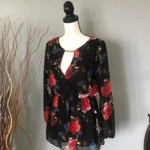 YA LOS ANGELES FLORAL ROMPER